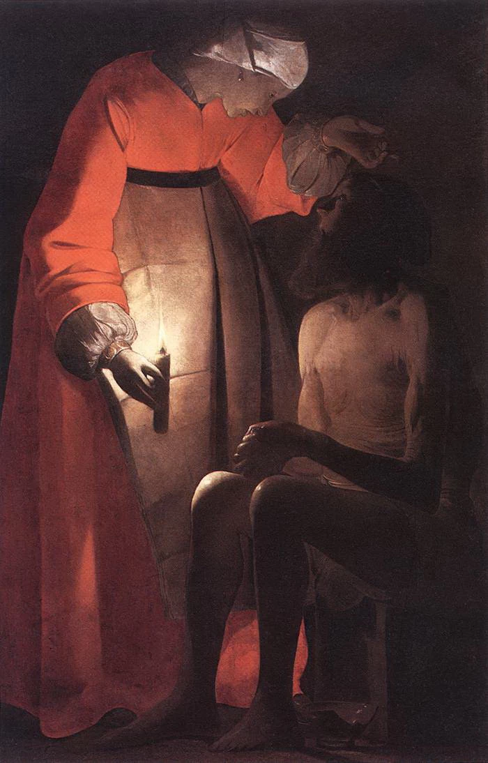Giobbe deriso dalla moglie - Museo dipartimentale dei Vosgi, Épinal
